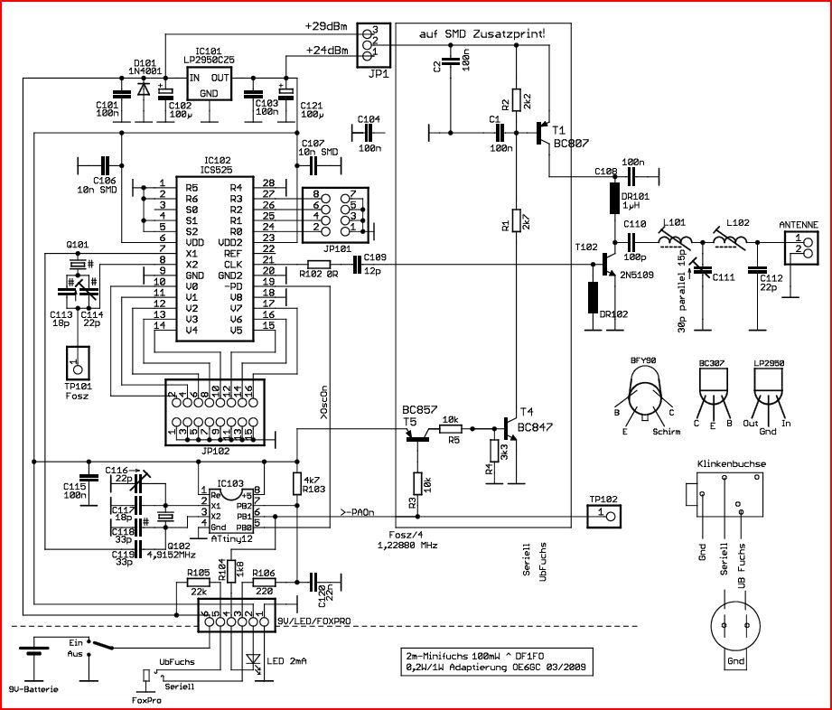 OE6GCs 2m-Sender